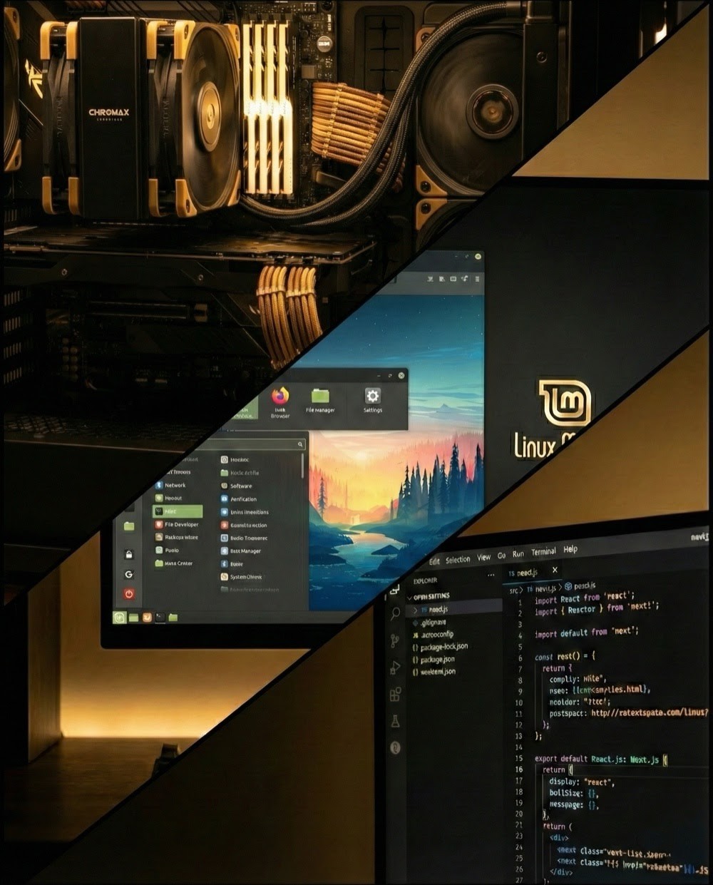 Anthony Marcelin dans son atelier de développement web et montage PC à Saint-Laurent-Médoc